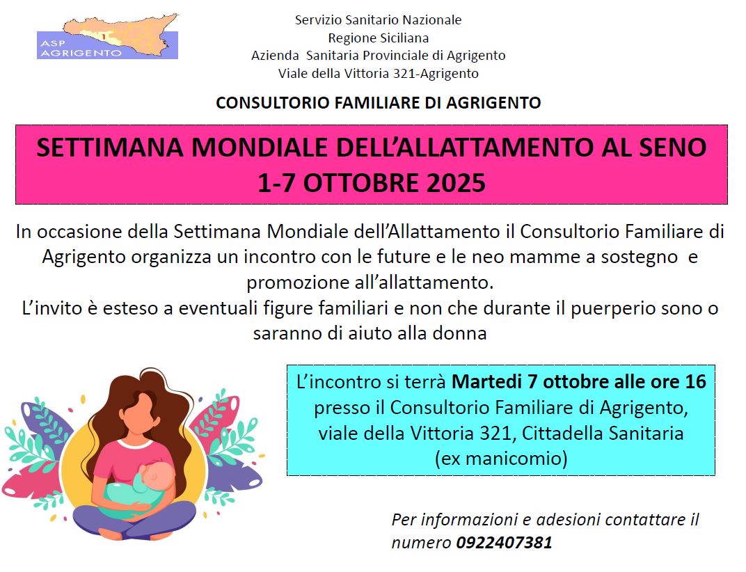 cf agrigento allattamento